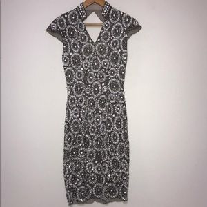 Gorgeous Basix Black Label Beaded Dress